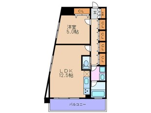 レジュ－ルアッシュ福島の物件間取画像